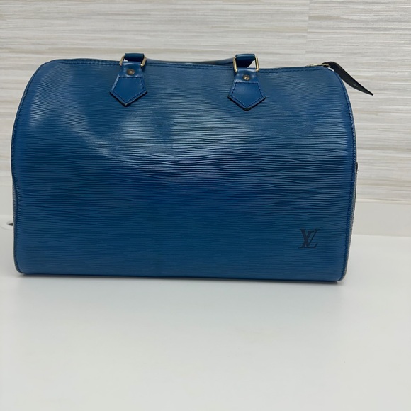 Louis Vuitton Blue Duffel Bag - Picture 2 of 9